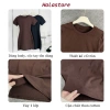 Đầm Body Nữ Dáng Ngắn Cổ Tròn Cộc Tay Thun Cotton Co Giãn Mini Ôm Dáng 377 3