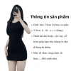 Đầm Body Nữ Dáng Ngắn Cổ Tròn Cộc Tay Thun Cotton Co Giãn Mini Ôm Dáng 377 7
