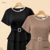 Đầm Bút Chì Kết Cườm Trung Niên ANA Mode - Cotton Lạnh Cao Cấp, Đi Tiệc, Quà Tết Tặng Mẹ, Giá 680k 6