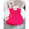 Đầm cánh tiên bé gái chất thô mềm hồng cánh sen - Váy công chúa 8-20kg 115k 4