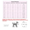 Đầm chó lớn sọc cổ bướm thoáng khí, phù hợp 7-60kg, hoàn hảo cho đám cưới 8