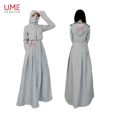 Đầm chống nắng croptop toàn thân răng sói NGẮN-Dài, bảo vệ da, thời trang