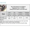 Đầm chữ A dệt kim tay ngắn màu đen họa tiết kẻ sọc và trái tim dễ thương ưu đãi 9