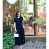Đầm cổ sơmi vải Tuyết Nhung xoè nhẹ, thời trang công sở dạo phố trẻ trung NQT boutique 3 màu 4