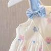 Đầm công chúa dây Cotton bé 0-3 tuổi mùa hè, thoáng khí, nhiệt đới, giá 163.044₫ 7