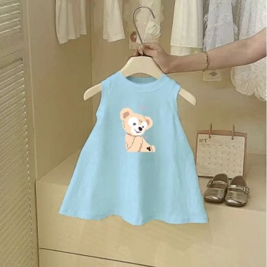 Đầm Công Chúa Không Tay Hoa cho Bé 0‑3 tuổi – Thoáng Khí, Đa Năng, Sang Trọng Mùa Hè, Giá 114.010đ 9