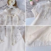 Đầm công chúa qipao Trung Hoa cài nút, đính ngọc trai, mùa hè cho bé gái 2-7 tuổi 8