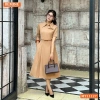 Đầm công sở BEMINE cổ đức, khóa kéo trước, dáng chữ A, giảm giá 289k 10