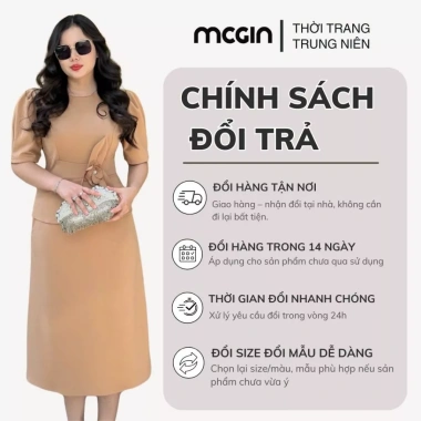 Đầm công sở bigsize cao cấp ôm dáng Samy đính hoa thanh lịch, cotton co giãn, thoải mái, giảm giá 399.000₫ 5
