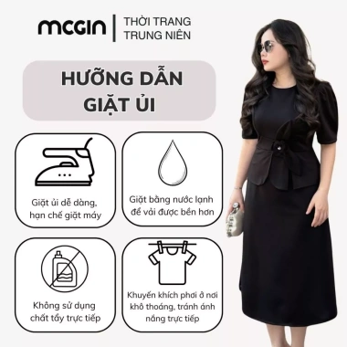 Đầm công sở bigsize cao cấp ôm dáng Samy đính hoa thanh lịch, cotton co giãn, thoải mái, giảm giá 399.000₫ 6