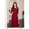 Đầm công sở CITI MODE FASHION đỏ chân A xếp ly lệch, tag cài - 499.000₫ 4