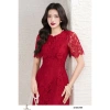 Đầm công sở CITI MODE FASHION ôm ren đỏ tay chơm, đính hoa ngực - 565.000₫ 7