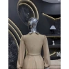 Đầm công sở Hera vải chéo nhật cổ tròn kẻ caro, tay áo 2 hàng cúc đối xứng - Giá ưu đãi 389.000 VNĐ 5