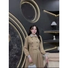 Đầm công sở Hera vải chéo nhật cổ tròn kẻ caro, tay áo 2 hàng cúc đối xứng - Giá ưu đãi 389.000 VNĐ 6