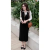 Đầm công sở La Merci DV03 đen ôm nhẹ, chất liệu dày dặn, thoải mái - Giá chỉ 350.000đ