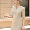 Đầm công sở nữ twill silk chéo Hàn thanh lịch - Giá ưu đãi 418.500₫ OT11B094 2