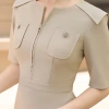 Đầm công sở nữ twill silk chéo Hàn thanh lịch - Giá ưu đãi 418.500₫ OT11B094 6