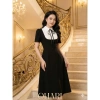 Đầm công sở Ohari Fashion cổ sơmi giả yếm chữ A, thanh lịch trẻ trung, size S-XXL, giá 210.000₫