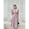 Đầm công sở tay ngắn dáng dài cổ nhọn tinh tế, tôn dáng - giá chỉ 249k V771 8