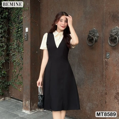 Đầm công sở thiết kế BEMINE MT8.589 tay ngắn - Giảm giá, chỉ còn 219.000₫ 4 Đầm công sở thiết kế BEMINE MT8.589 tay ngắn - Giảm giá, chỉ còn 219.000₫ 4