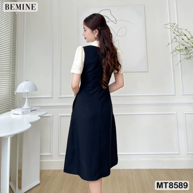 Đầm công sở thiết kế BEMINE MT8.589 tay ngắn - Giảm giá, chỉ còn 219.000₫ 7 Đầm công sở thiết kế BEMINE MT8.589 tay ngắn - Giảm giá, chỉ còn 219.000₫ 7