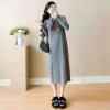 Đầm công sở thu đông dài tay cổ sơ mi cài cúc mix khăn lụa điệu đà, váy thời trang X604 215.000₫ 4