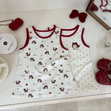 Đầm cotton hoạt hình không tay 0-3 tuổi mùa hè Nhẹ, dễ thương Hàn Quốc giảm 22% 6