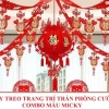 Đám Cưới: Dây Treo Chữ HỶ ĐỎ, Lồng Đèn Chữ PHÚC - Trang Trí Đá M CuỲ, Giá 37.200 VND 5