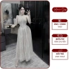 Đầm cúp ngực phối ren dáng dài, tôn dáng thanh lịch, giảm còn 255k - Minnie Shop