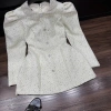 Đầm Dạ Tweed Tay Phồng Cổ Đính Đá Sang Trọng - Váy Tiểu Thư Thu Đông Noel Tết, Ảnh Thật, Loại 1, Giá 445k 10