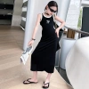 Đầm dài mùa hè phong cách Hàn Quốc cho bé gái lớn và nhỏ 3-14 tuổi, váy thể thao ôm vừa, đẹp mắt, siêu thoáng, giá ưu đãi 128.700₫ 3