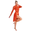Đầm dài tay lấp lánh kim cương Nyeemya Nữ – Leotard ruched, thiết kế khiêu vũ 9