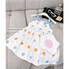 Đầm dây hoa xinh xắn cho bé 12‑33kg kèm túi bông, giảm giá 18% – 129k 7