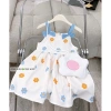 Đầm dây hoa xinh xắn cho bé 12‑33kg kèm túi bông, giảm giá 18% – 129k 8