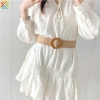 Đầm Dây Trang Trí Cotton và Vải Lanh PP Rơm, Dệt Thắt Lưng Khóa Tròn - 71.332₫ 2