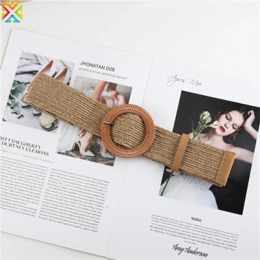 Đầm Dây Trang Trí Cotton và Vải Lanh PP Rơm, Dệt Thắt Lưng Khóa Tròn - 71.332₫ 5