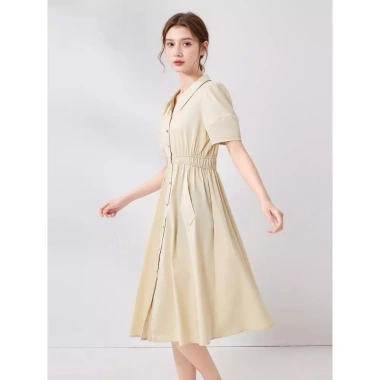 Đầm đen Hàn Quốc xinh thanh lịch, nhẹ nhàng dạo phố và công sở – Giá chỉ 179.000₫ 4