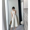 Đầm dự tiệc công sở KOCHY D39 cổ tròn dáng xoè, thanh lịch, size S‑L, giảm giá 349k