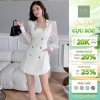Đầm dự tiệc tay dài dáng A - Tiệc, công sở, du lịch, chỉ 199k