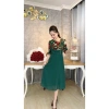 Đầm hoa cúc eo thắt thanh lịch, thiết kế tinh tế, phù hợp tiệc, công sở, dạo phố – Giá ưu đãi 277.200₫ 4