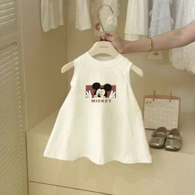 Đầm Hoa Không Tay 0-3Y - Siêu Nhẹ, Thoáng Khí, Phiêu Lưu Mùa Hè Nhiệt Đới