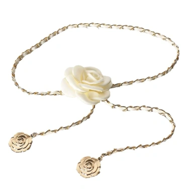 Đầm hoa thanh lịch thắt lưng camellia - Quà tặng hoàn hảo, chỉ 54,717 VND