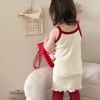 Đầm Ice Silk bé 1-3 tuổi hoạt hình, nhẹ thoáng khí, thời trang mùa hè sang trọng - 101.140₫ 5