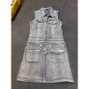 Đầm jean yếm size L 35k mẫu Pass q2 denim thoáng mát thiết kế trẻ trung