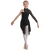 Đầm Khiêu Vũ Bé Gái 6-16 Nyeemya Nửa Hoa Ren, Bodice Viền Bất Đối Xứng, Boyshorts - 442.800₫ 4