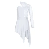 Đầm Khiêu Vũ Bé Gái 6-16 Nyeemya Nửa Hoa Ren, Bodice Viền Bất Đối Xứng, Boyshorts - 442.800₫ 7