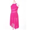 Đầm Khiêu Vũ Latin Bé Gái 6-16 Năm Không Tay Lấp Lánh Kim Cương Ruched Leotard – Phong Cách Hiện Đại 9