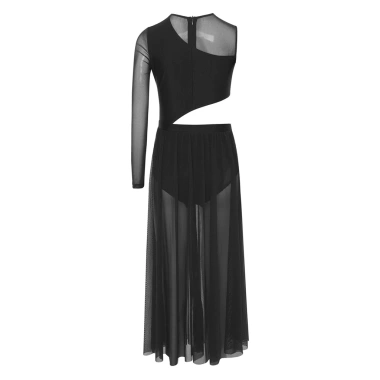 Đầm Khiêu Vũ Trẻ Em Bé Gái Cổ Tròn Sheer Lưới Bất Đối Xứng - 411,480₫ 4