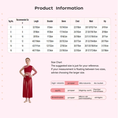 Đầm Khiêu Vũ Trẻ Em Bé Gái Cổ Tròn Sheer Lưới Bất Đối Xứng - 411,480₫ 10