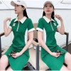 Đầm khoá ngắn cổ bẻ dáng công sở - Thiết kế thanh lịch, giảm giá 18% chỉ 370k 5